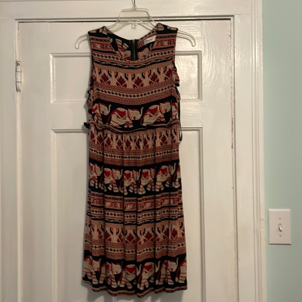 Sunny Girl Elephant Pattern Dress